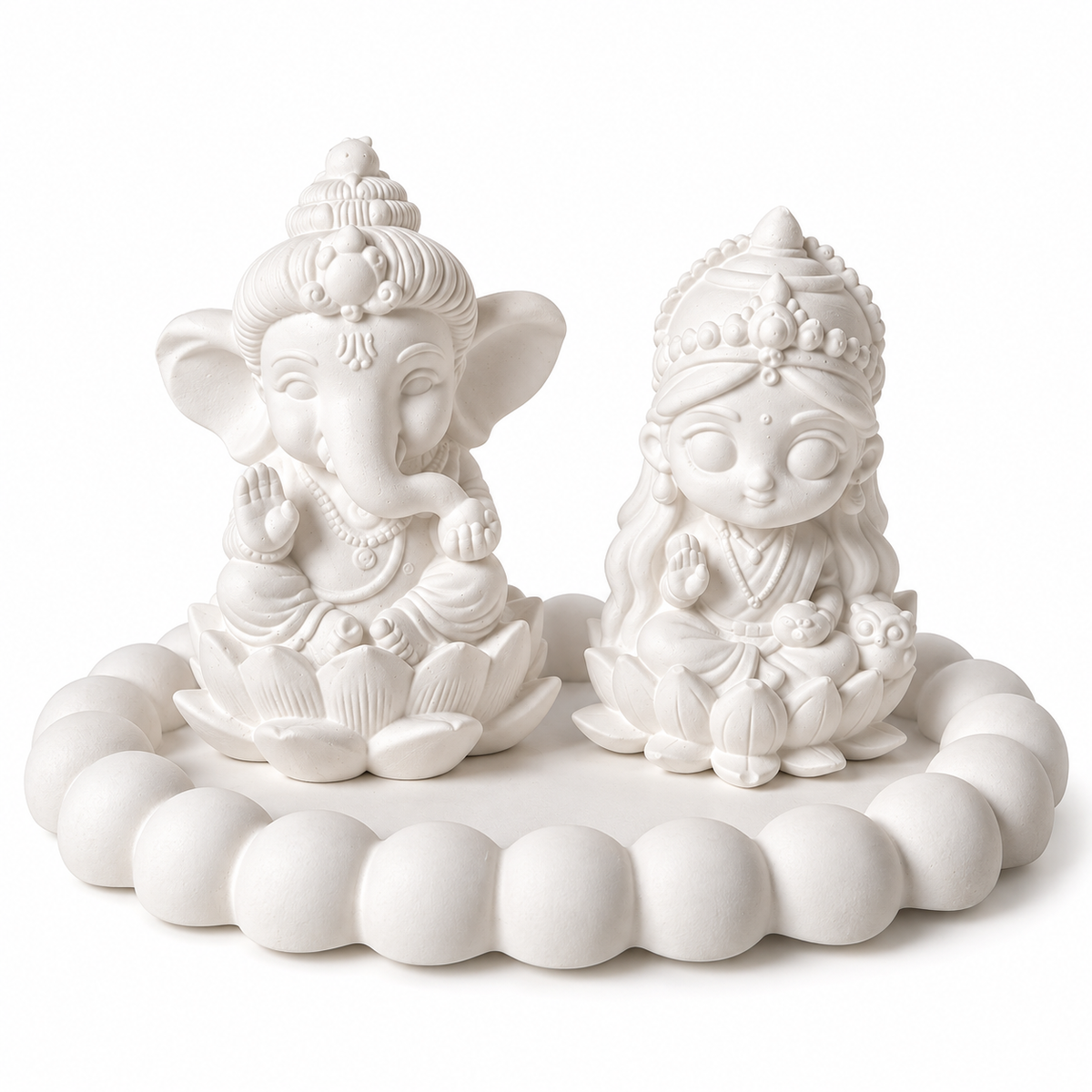 Diy Diwali kit Ganesha Laxmi with Bubble  Tray